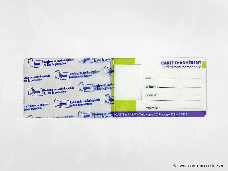 Carte adhérent